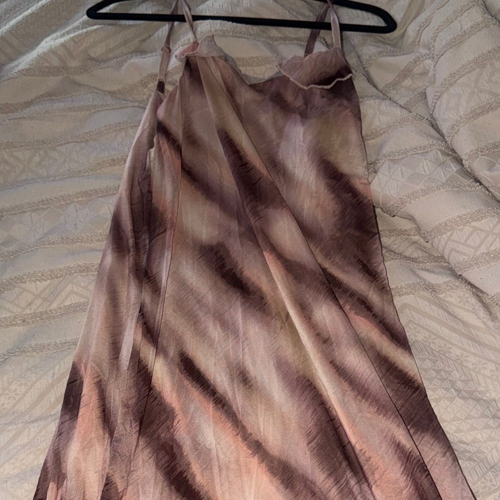 Ardene Mauve Pink Brown Ombre Maxi Dress